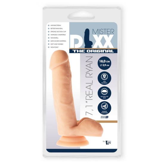 Απαλό Ρεαλιστικό Πέος – Mr. Dixx Real Ryan Dildo 18cm Sex Toys 