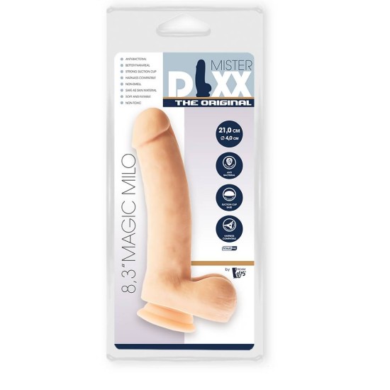 Ευλύγιστο Ρεαλιστικό Πέος – Mr. Dixx Magic Milo Dildo 21cm Sex Toys 
