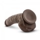 Μεγάλο & Χοντρό Ομοίωμα Πέους - Mr. Mayor Dildo With Suction Cup Chocolate 23cm Sex Toys 