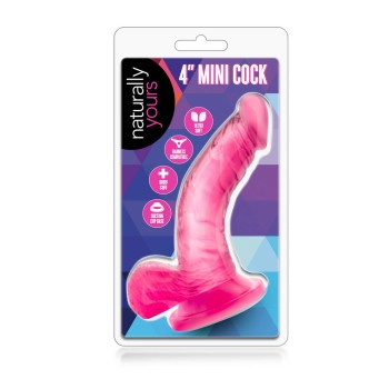 Naturally Yours 4 Inch Mini Cock Pink