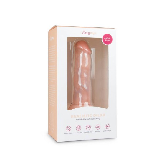 Ομοίωμα Πέους Με Βεντούζα - Realistic Dildo Flesh 15.5cm Sex Toys 