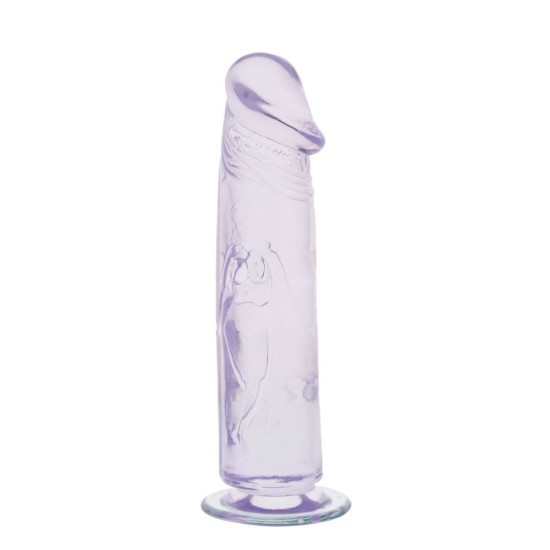 Μεγάλο Ομοίωμα Πέους Με Βεντούζα - Jelly Joy Perfect Clear 22cm Sex Toys 