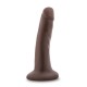 Dr Skin Cock With Suction Cup Chocolate 14cm Sex Toys