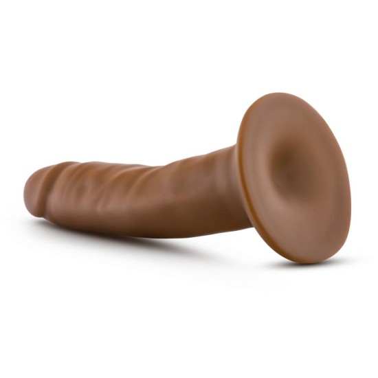 Μικρό Ομοίωμα Πέους - Dr Skin Cock With Suction Cup Mocha 14cm Sex Toys 