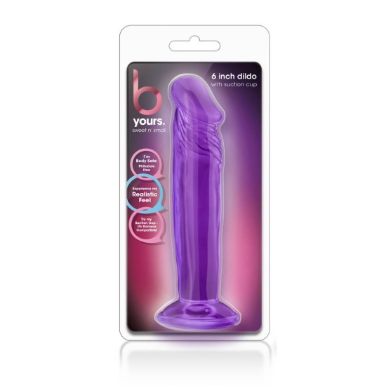 B Yours Sweet N Small 6 Inch Dildo Purple 15cm Sex Toys