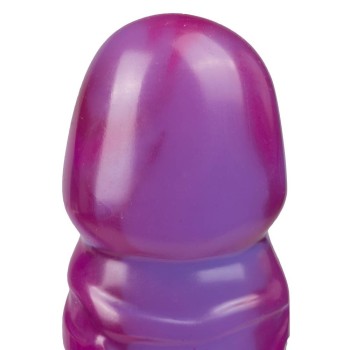 Crystal Jellies Classic Dildo Purple 19cm