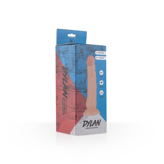 Ομοίωμα Πέους Χωρίς Όρχεις - Dylan Realistic Dildo Flesh 23cm Sex Toys 