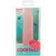 Ομοίωμα Πέους Με Μίνι Δονητή - Addiction Cocktails Silicone Dildo Peach Bellini 14cm Sex Toys 