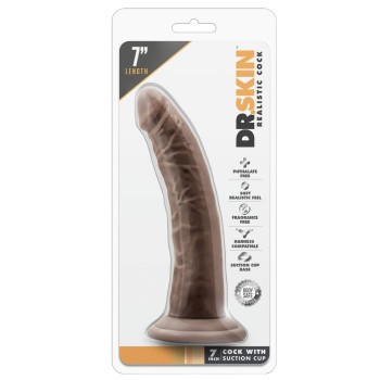 Dr. Skin Cock Suction Cup Chocolate 19cm