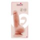 Ομοίωμα Πέους Με Όρχεις & Βεντούζα - All Time Favorites Bendable Dildo Flesh 18cm Sex Toys 