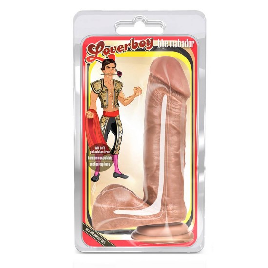 Ρεαλιστικός Ομοίωμα Πέους Με Όρχεις & Βεντούζα - The Matador Sex Toys 