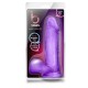 Ρεαλιστικό Ομοίωμα Πέους Με Όρχεις - B Yours Sweet N Hard 2 Purple 20cm Sex Toys 