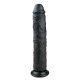 Μεγάλο Ομοίωμα Πέους Με Βεντούζα - Realistic Dildo Black 28,5 cm Sex Toys 