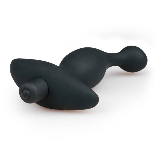 Black Silicone Prostate Vibrator 15,5cm Sex Toys