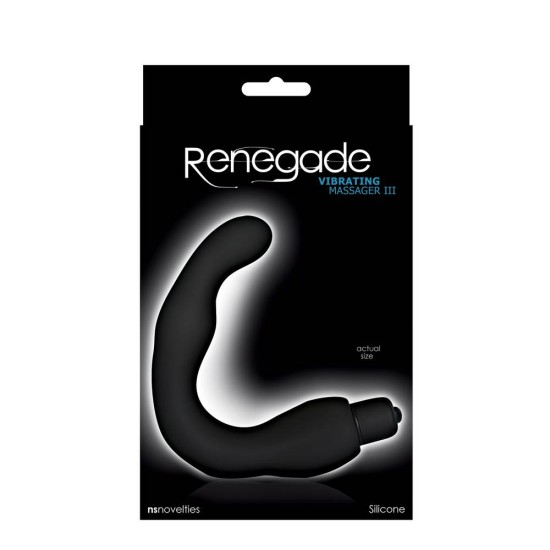 Renegade Vibrating Massager III Black 11cm Sex Toys