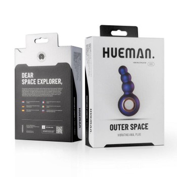 Επαναφορτιζόμενη Σφήνα Προστάτη - Hueman Outer Space Vibrating Anal Plug