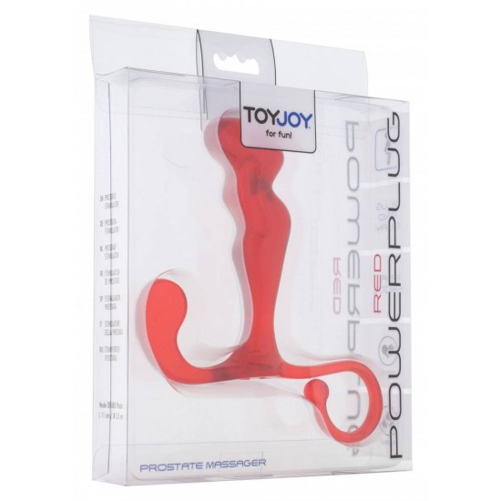 Power Plug Prostate Massager Red Sex Toys