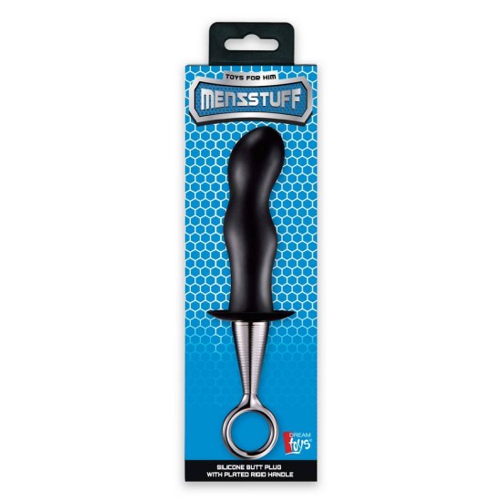 Menzstuff Prostate Plug Plated Handle 4 Sex Toys