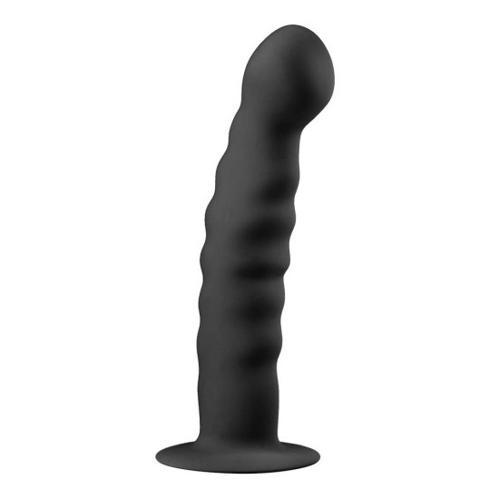 Silicone Suction Cup Dildo Black 14cm Sex Toys