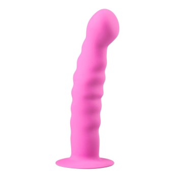 Silicone Suction Cup Dildo Pink 14cm