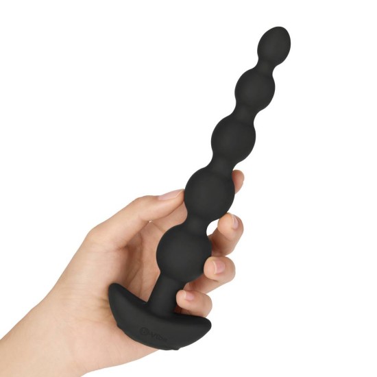 Ασύρματες Πρωκτικές Μπίλιες - Cinco Remote Controlled Anal Beads Black Sex Toys 