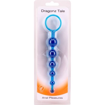 Μπίλιες Πρωκτού - Dragonz Tale Anal Pleasures Blue 16cm