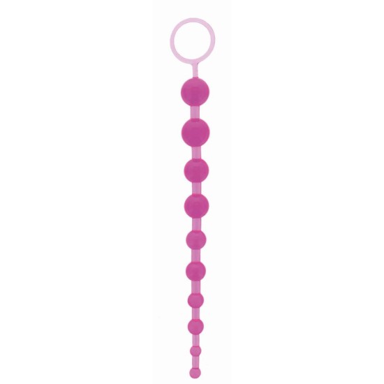 Oriental Jelly Butt Beads Purple 26,5cm Sex Toys