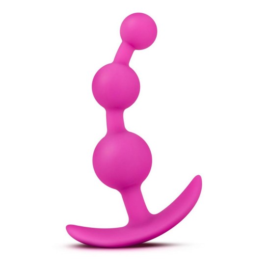 Πρωκτικές Μπίλιες Σιλικόνης - Luxe Be Me 3 Fuchsia Sex Toys 