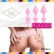 Feelztoys Bibi Butt Plug Set 3 Pcs Pink Sex Toys