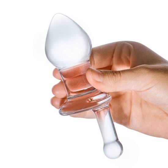 Γυάλινη Σφήνα Πρωκτού - Glas Glass Juicer Clear 13cm Sex Toys 