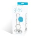 Γυάλινη Σφήνα Πρωκτού - Glas Glass But Plug Clear 10.2cm Sex Toys 
