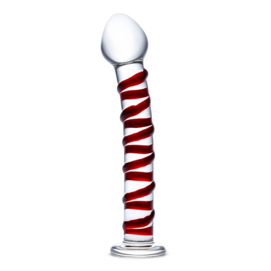 Γυάλινο Σπειροειδές Ομοίωμα - Glas Mr. Swirly Glass Dildo 20cm Sex Toys 
