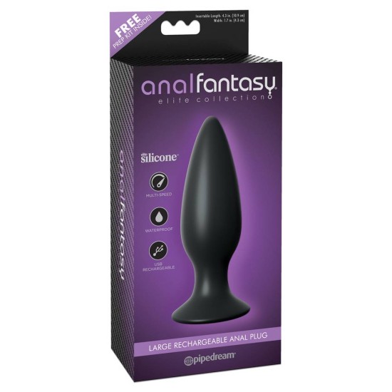 Large Rechargeable Anal Plug 14cm Sex Toys