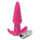 Μαλακή Δονούμενη Σφήνα Πρωκτού - Smooth Vibrating Anal Plug Pink Sex Toys 