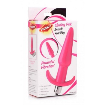 Μαλακή Δονούμενη Σφήνα Πρωκτού - Smooth Vibrating Anal Plug Pink