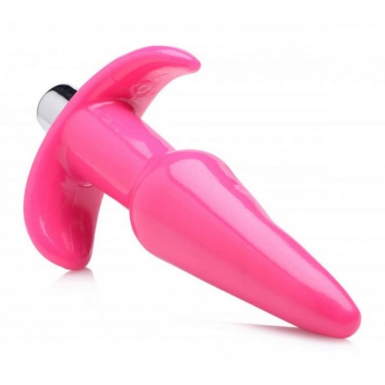 Smooth Vibrating Anal Plug Pink Sex Toys
