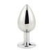 Gleaming Love Silver Plug Large 10cm Sex Toys