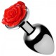 Μεταλλική Σφήνα - Red Rose Analplug 8cm Sex Toys 