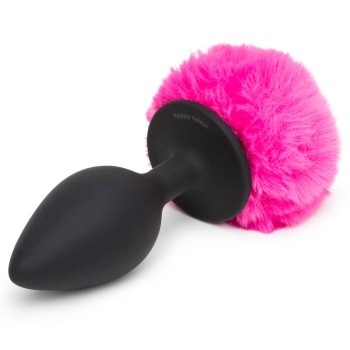 Bunny Tail Butt Plug Pink Large