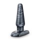 Μαλακή Πρωκτική Σφήνα - Small Anal Plug Carbon Metallic Black Sex Toys 