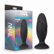 Anal Adventures Platinum Silicone Rocket Plug Black 16.50cm Sex Toys