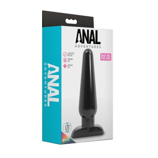 Anal Adventures Basic Anal Plug Large Sex Toys