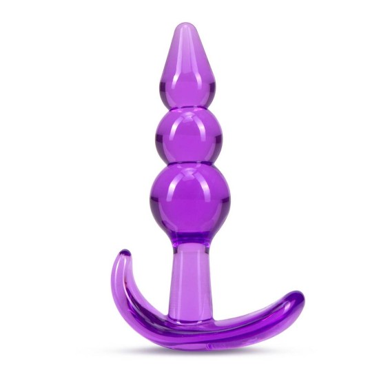 Μικρή Πρωκτική Σφήνα – B Yours Triple Bead Anal Plug Purple Sex Toys 