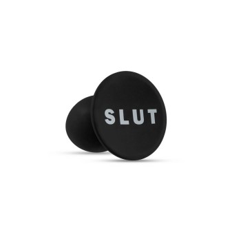 Μικρή Σφήνα Σιλικόνης - Temptasia Slut Butt Plug Black 5cm