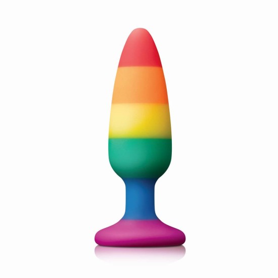 Colourful Love Rainbow Anal Plug Medium Sex Toys