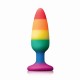 Πρωκτική Σφήνα Ουράνιο Τόξο - Colourful Love Rainbow Anal Plug Medium Sex Toys 