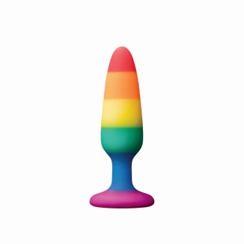 Colourful Love Rainbow Anal Plug Small