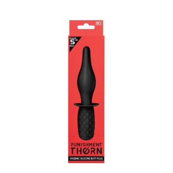 Πρωκτική Σφήνα Με Λαβή - Punishment Thorn Silicone Butt Plug No.2 20cm