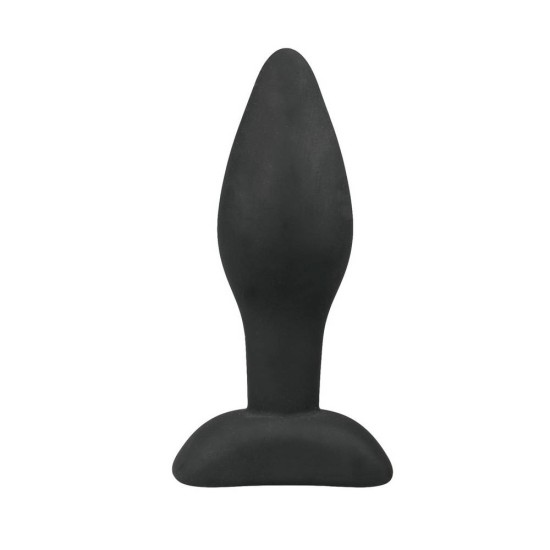 Πρωκτική Σφήνα Σιλικόνης - Small Black Silicone Buttplug Sex Toys 