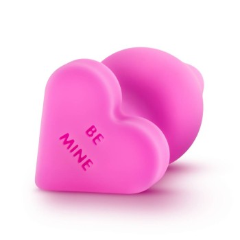 Σφήνα Σιλικόνης Με Καρδιά - Candy Heart Be Mine Anal Plug Pink